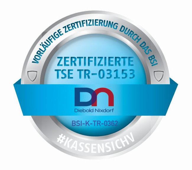 TSE Zertifikat Diebold Nixdorf