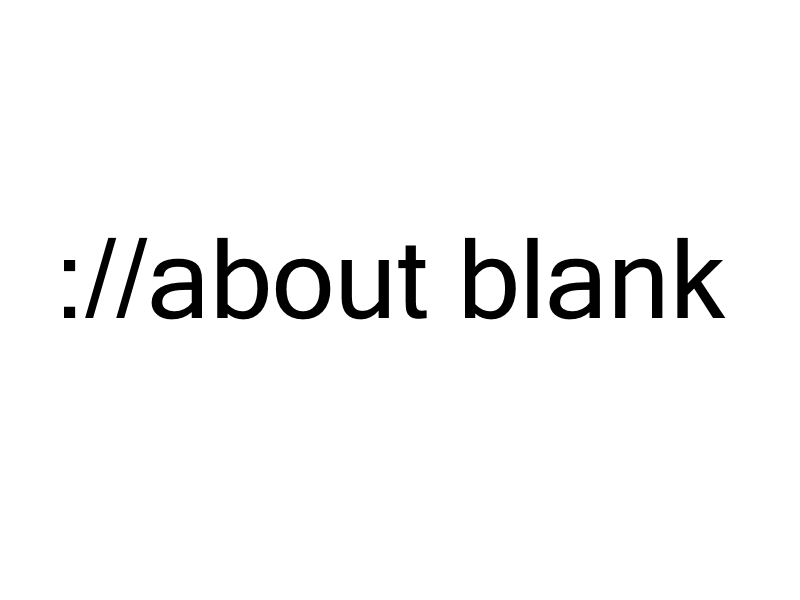 ://about blank